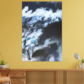Waar het Storm het bos ontmoet Canvas Afdruk (Insitu (Woonkamer))