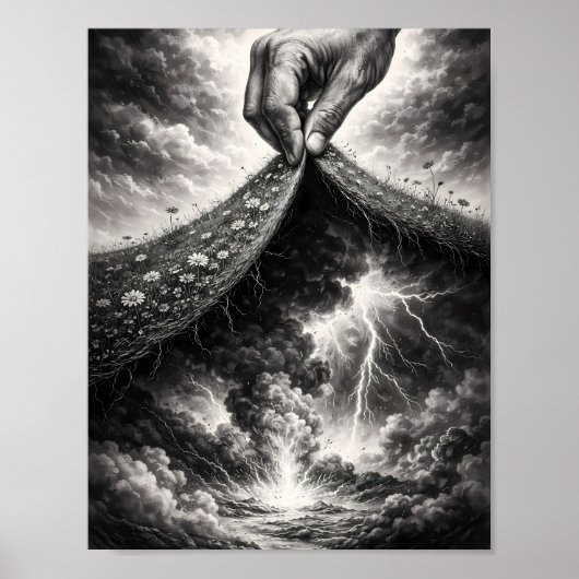 Waar het wonder eindigt en stormen beginnen Poster (Voorkant)