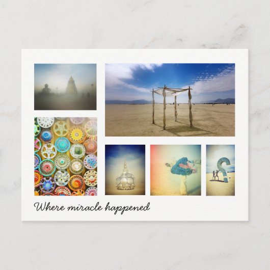 Waar het wonder plaatsvond briefkaart (Voorkant)