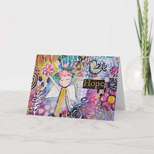 Waar Hope groeit, Miracles Blossom! Kaart (Voorkant)