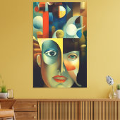 Waar ideeën leven canvas afdruk (Insitu (Woonkamer))