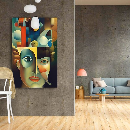 Waar ideeën leven canvas afdruk