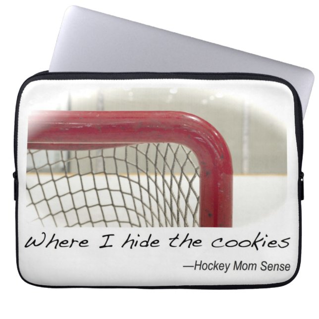 Waar ik de cover van Cookies-laptops verberg Laptop Sleeve (Voorkant)