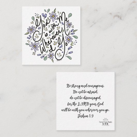 Waar ik ook ga Kaart (Voorkant / Achterkant)