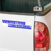 Waar ik ook sta, BUMPER Bumpersticker (Op Truck)