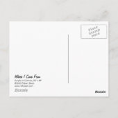 Waar ik uit Briefkaart kom (Achterkant)