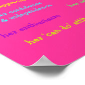 Waar ik van hou. . . Poster voor meisjes (Hoek)