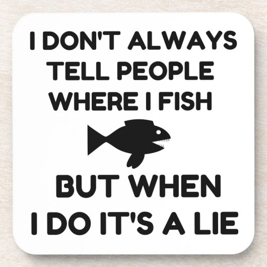 Waar ik vis bier onderzetter (Voorkant)