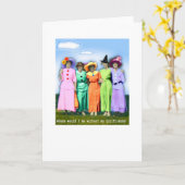 Waar ik zonder mijn vriendinnen zou zijn! kaart (Gele Bloem)