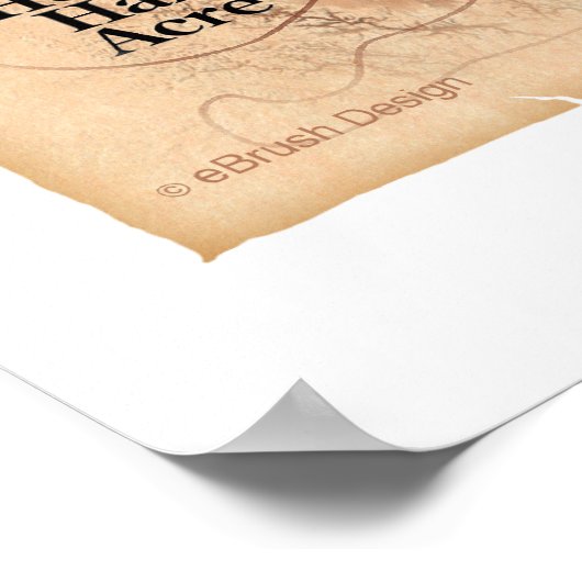 Waar in Tarnan? (Funny Map) Poster (Hoek)