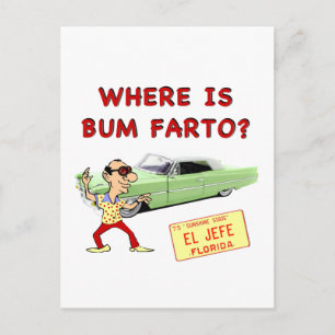 Waar is Bum Farto? Briefkaart
