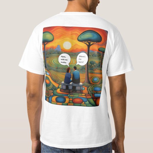 Waar is de Bairn T-shirt (Achterkant)