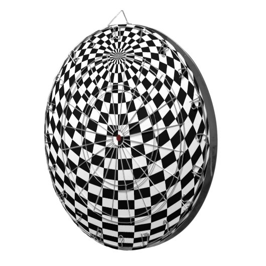 Waar is de Bulls-eye? Dartbord (Voorkant Rechts)