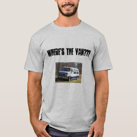 Waar is de bus? t-shirt (Voorkant)
