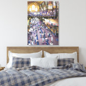 Waar is de dameskast? Boedapest Canvas Afdruk (Insitu (Slaapkamer))