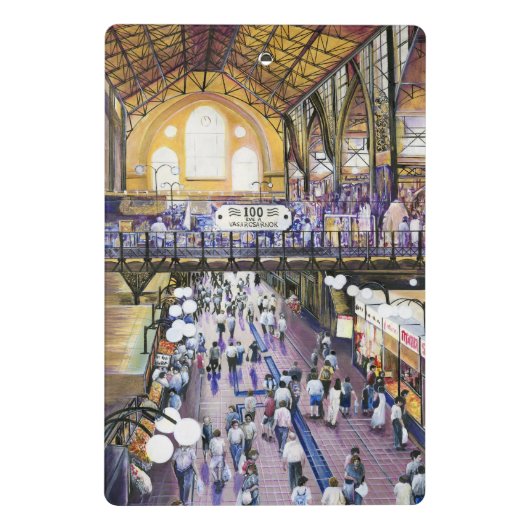 Waar is de dameskast? Boedapest Mini Klembord (Achterkant)