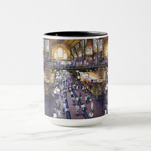 Waar is de dameskast? Boedapest Mok (Midden)