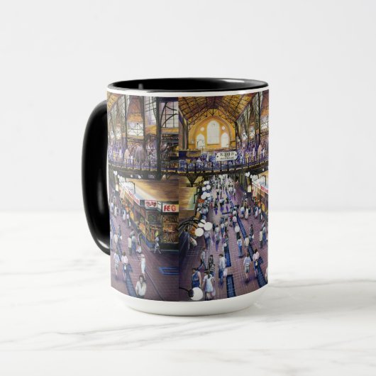 Waar is de dameskast? Boedapest Mok (Voorkant links)