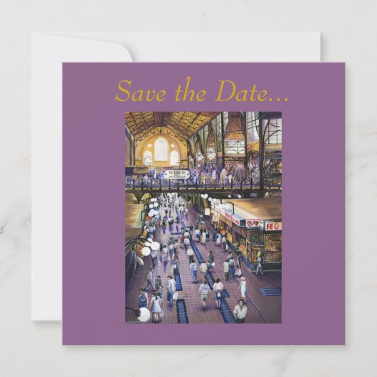 Waar is de dameskast? Boedapest Save The Date (Voorkant)