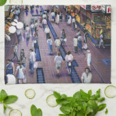 Waar is de dameskast? Boedapest Theedoek (Gevouwen)