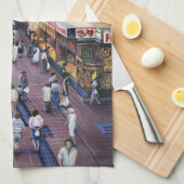 Waar is de dameskast? Boedapest Theedoek (Quarter Fold)