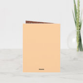 Waar is de Frosting? Wenskaart Kaart (Achterkant)