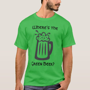 Waar is de Groene Beer St Patrick's Day? T-shirt