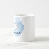 Waar is de grote vis? (mok) koffiemok (Center)