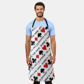 Waar is de hand die je bij het bieden had? Bridge- Schort (Gedragen)