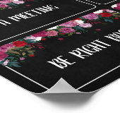 Waar is de handtekening van de Kantoor van de soci Poster (Hoek)