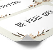 Waar is de handtekening van de Kantoor van de soci Poster (Hoek)