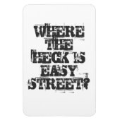 WAAR IS DE HECK GEMAKKELIJK STREET? MAGNEET (Verticaal)