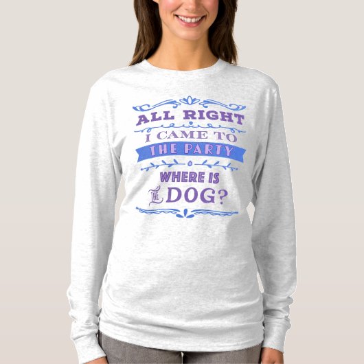 Waar is de hond? t-shirt (Voorkant)