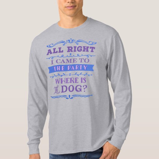 Waar is de hond? t-shirt (Voorkant)