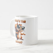 Waar is de Karma Funny Squirrel in Shades Koffiemok (Voorkant links)