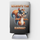 Waar is de Karma Funny Squirrel in Shades Seltzer Blikjeskoeler (Voorkant)