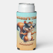 Waar is de Karma Funny Squirrel in Shades Seltzer Blikjeskoeler (Seltzer Voorkant)
