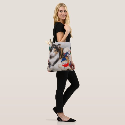Waar is de kat? tote bag (Op model)