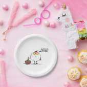 Waar is de kerstkerstman? papieren bordje (Feest)