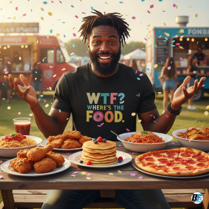 Waar is de Mannen van het eten T-Shirt