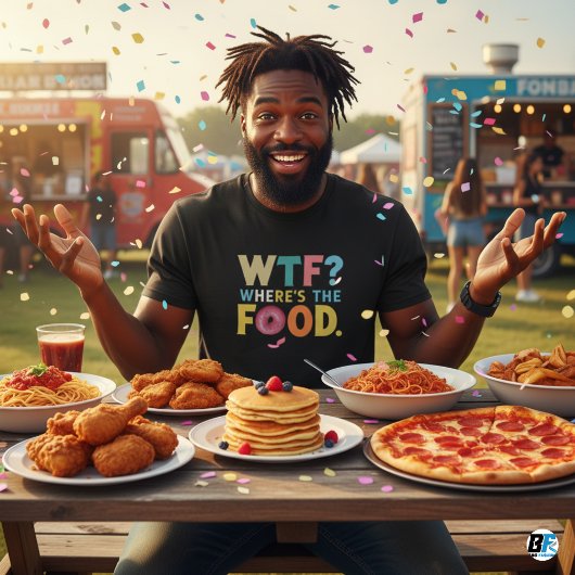 Waar is de Mannen van het eten T-Shirt