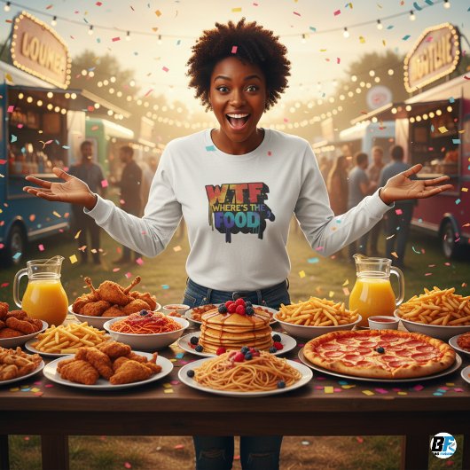 Waar is de Mannen van het eten T-Shirt