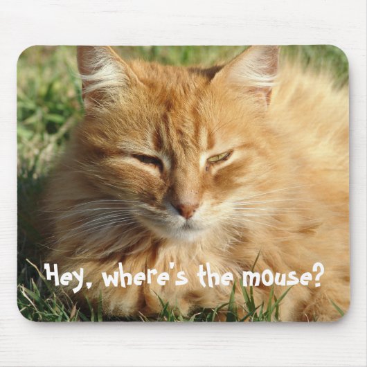 Waar is de muis? - Mousepad Muismat (Voorkant)