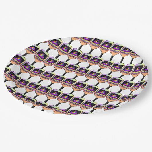 Waar is de Pickleball Papieren Bordje (Gekanteld)