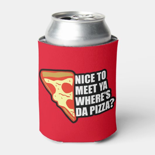 Waar is de Pizza? Blikjeskoeler (Blikje Voorkant)