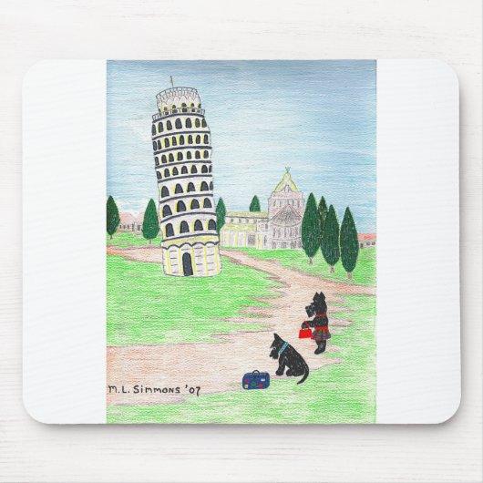 Waar is de Pizza? Muismat (Voorkant)