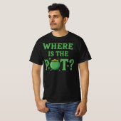 Waar is de pot grappig St. Patrick's Day | Iers T-shirt (Voorkant volledig)