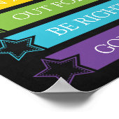 Waar is de Psycholoog Kantoor Deurbord? Poster (Hoek)