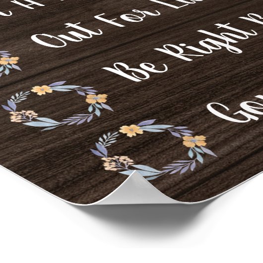 Waar is de Psycholoog Kantoor Deurbord? Poster (Hoek)