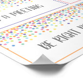 Waar is de Psycholoog Kantoor Deurbord? Poster (Hoek)